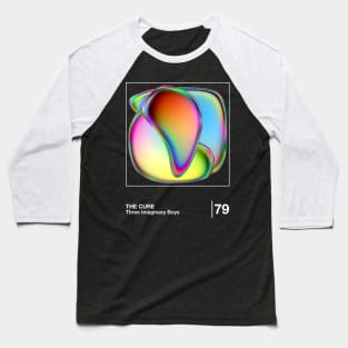 Three Imaginary Boys / Minimalist Graphic Artwork Design Baseball T-Shirt